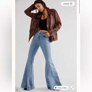 Free People Flare jeans, We the people just float on